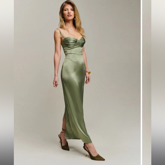 Reformation Dresses & Skirts - NWT Reformation Sage Green Maxi Dress